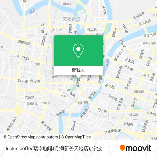 luckin coffee瑞幸咖啡(月湖新荟天地店)地图