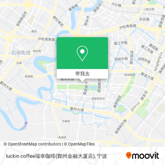 luckin coffee瑞幸咖啡(鄞州金融大厦店)地图