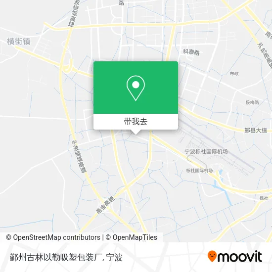 鄞州古林以勒吸塑包装厂地图