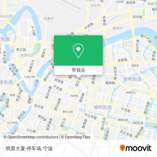 明晨大厦-停车场地图