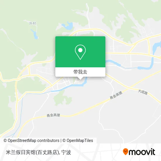 米兰假日宾馆(百丈路店)地图