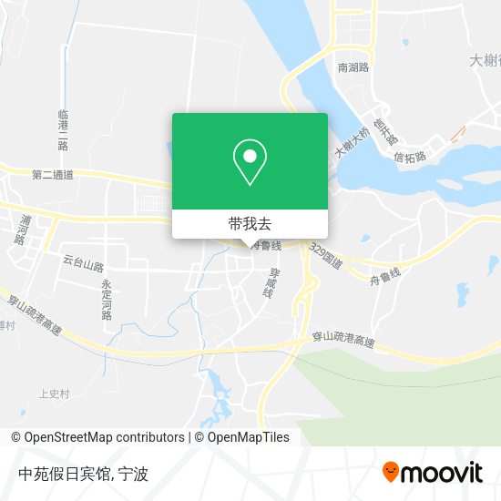 中苑假日宾馆地图