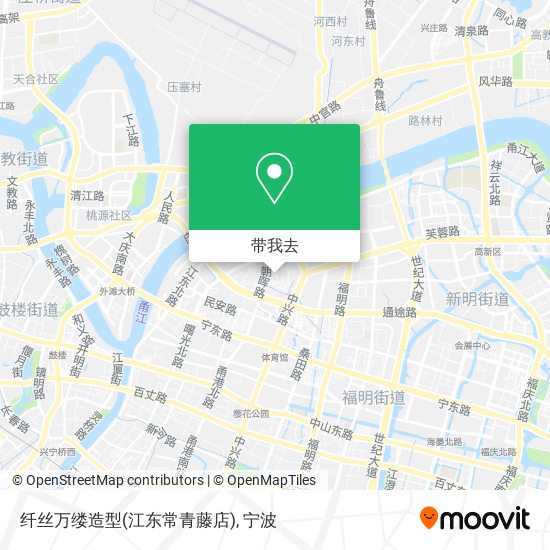 纤丝万缕造型(江东常青藤店)地图