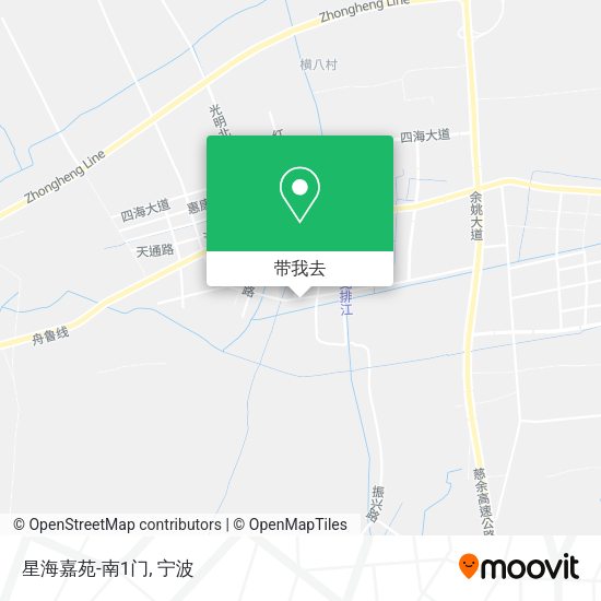 星海嘉苑-南1门地图