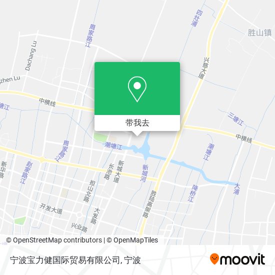 宁波宝力健国际贸易有限公司地图