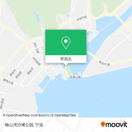 梅山湾沙滩公园地图