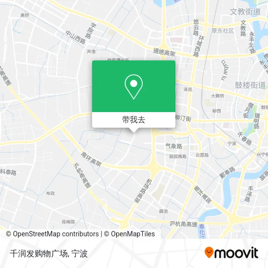千润发购物广场地图