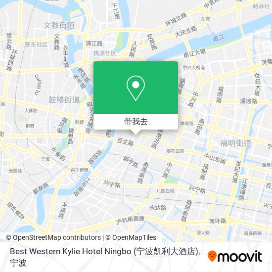 Best Western Kylie Hotel Ningbo (宁波凯利大酒店)地图