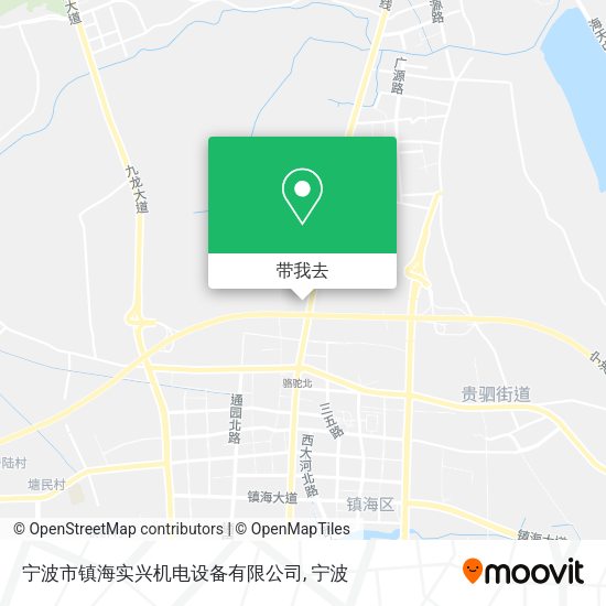 宁波市镇海实兴机电设备有限公司地图