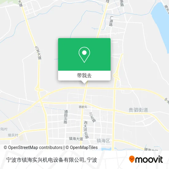 宁波市镇海实兴机电设备有限公司地图