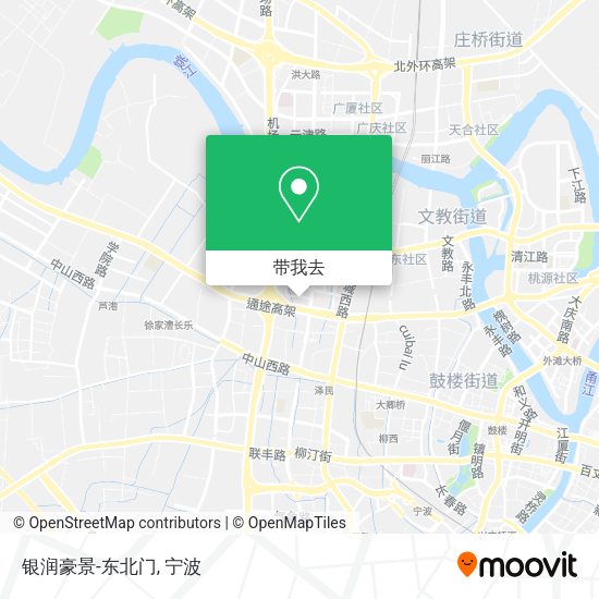 银润豪景-东北门地图