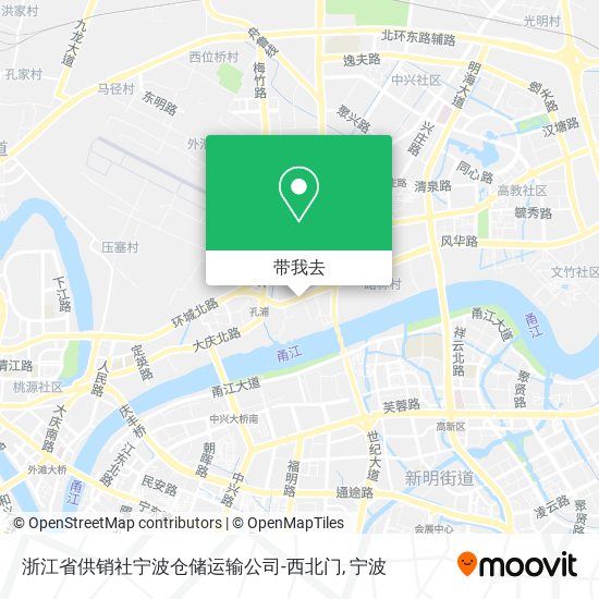 浙江省供销社宁波仓储运输公司-西北门地图