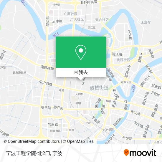 宁波工程学院-北2门地图