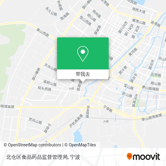 北仓区食品药品监督管理局地图