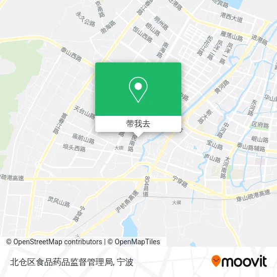北仓区食品药品监督管理局地图