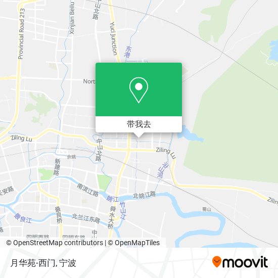 月华苑-西门地图