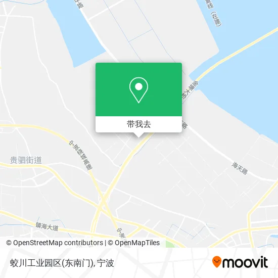 蛟川工业园区(东南门)地图