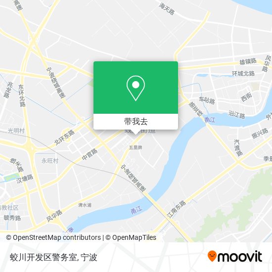 蛟川开发区警务室地图