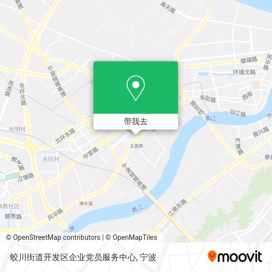 蛟川街道开发区企业党员服务中心地图