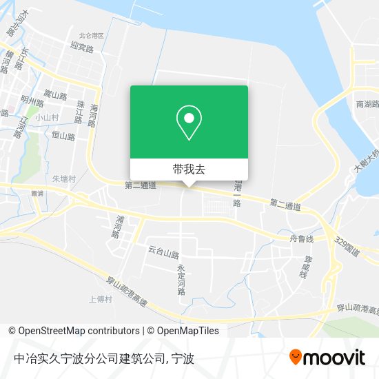 中冶实久宁波分公司建筑公司地图