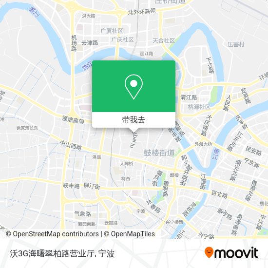 沃3G海曙翠柏路营业厅地图