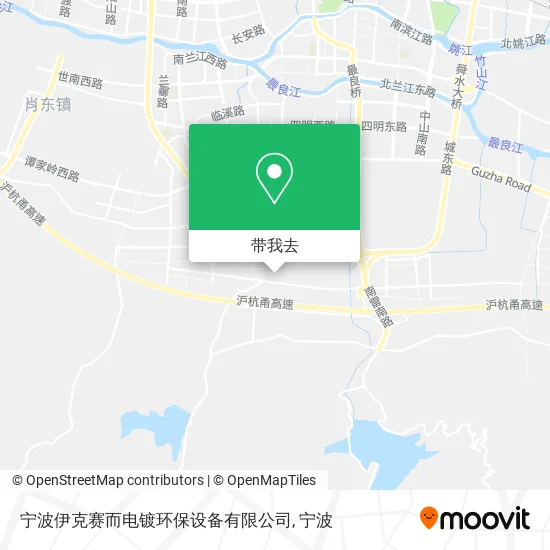 宁波伊克赛而电镀环保设备有限公司地图