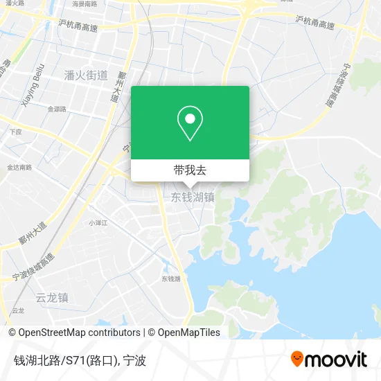 钱湖北路/S71(路口)地图