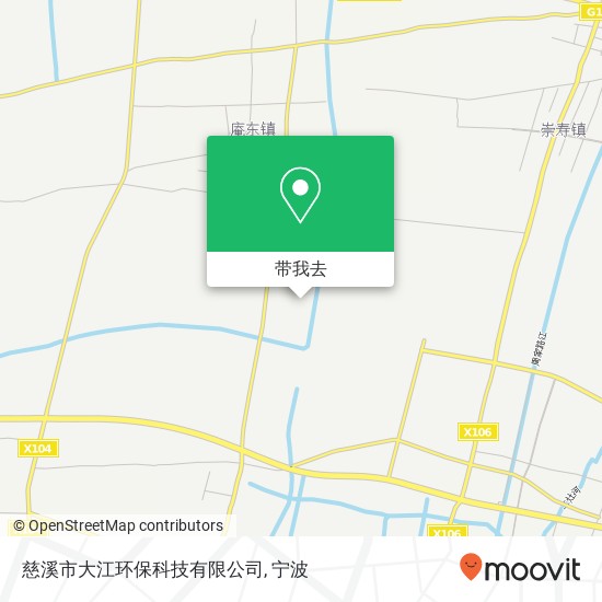 慈溪市大江环保科技有限公司地图