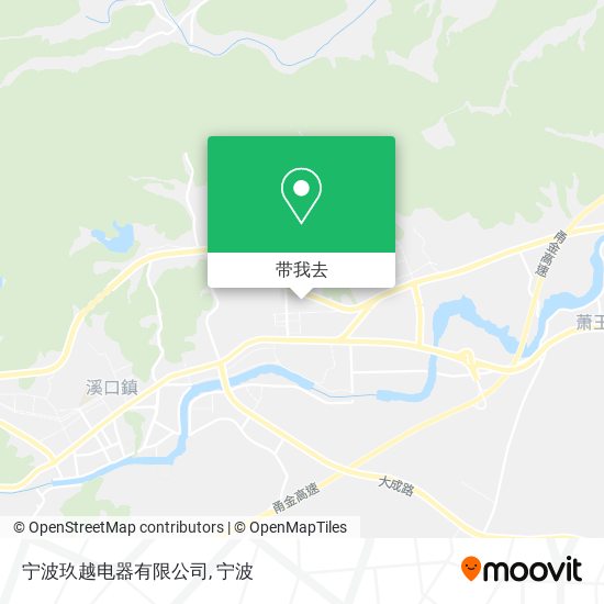 宁波玖越电器有限公司地图