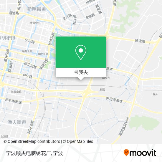 宁波顺杰电脑绣花厂地图