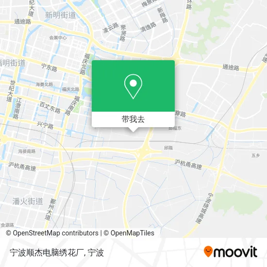 宁波顺杰电脑绣花厂地图