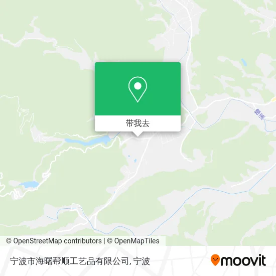 宁波市海曙帮顺工艺品有限公司地图