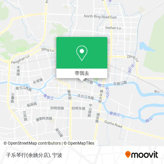 子乐琴行(余姚分店)地图