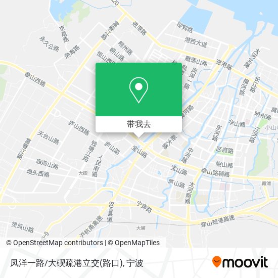 凤洋一路/大碶疏港立交(路口)地图