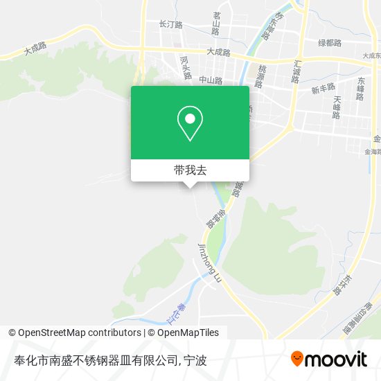 奉化市南盛不锈钢器皿有限公司地图