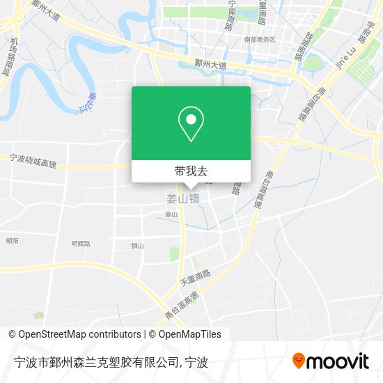 宁波市鄞州森兰克塑胶有限公司地图