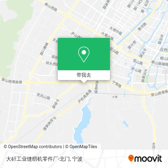 大矸工业缝纫机零件厂-北门地图