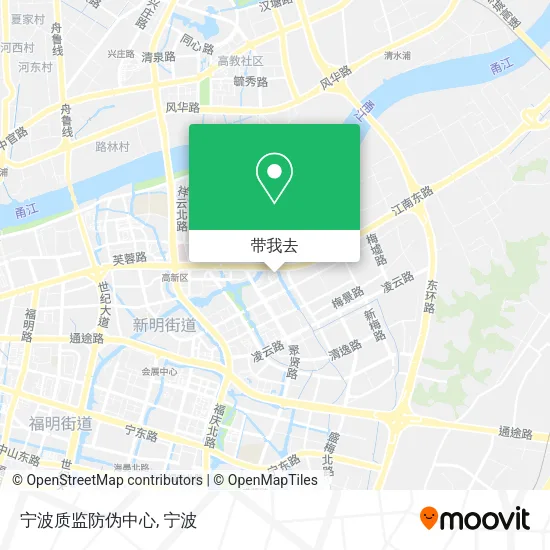 宁波质监防伪中心地图