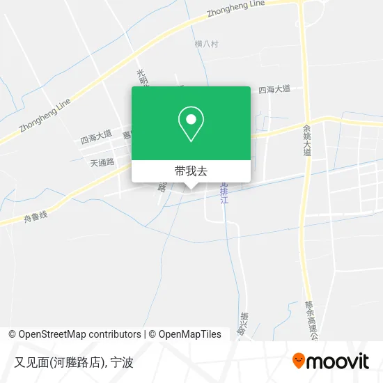 又见面(河塍路店)地图