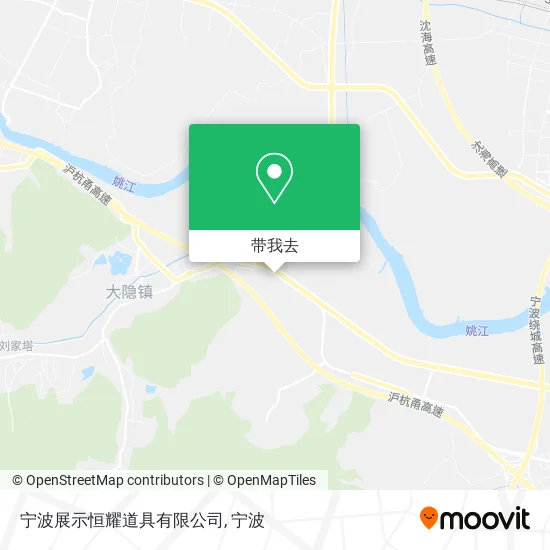 宁波展示恒耀道具有限公司地图