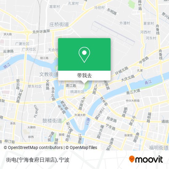 街电(宁海食府日湖店)地图