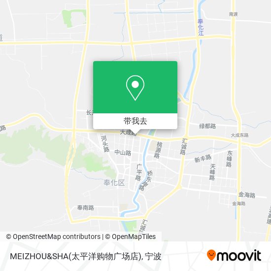 MEIZHOU&SHA(太平洋购物广场店)地图