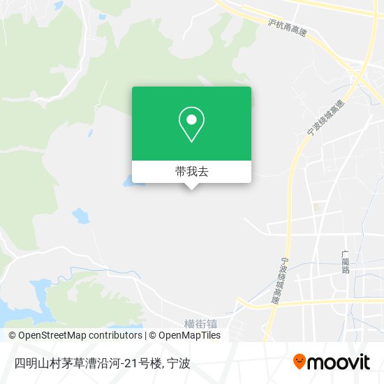 四明山村茅草漕沿河-21号楼地图