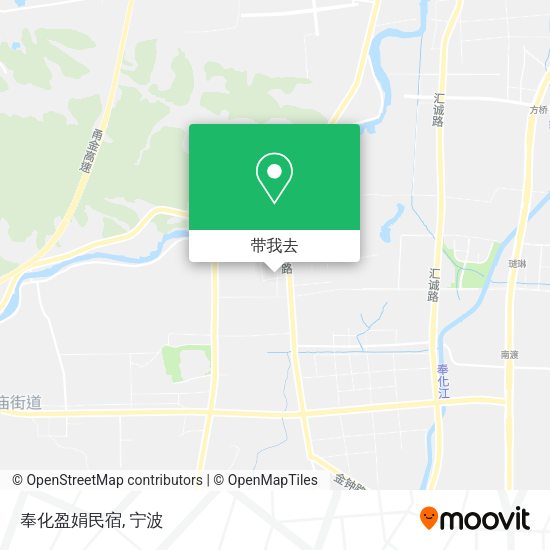 奉化盈娟民宿地图