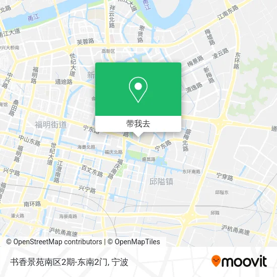 书香景苑南区2期-东南2门地图