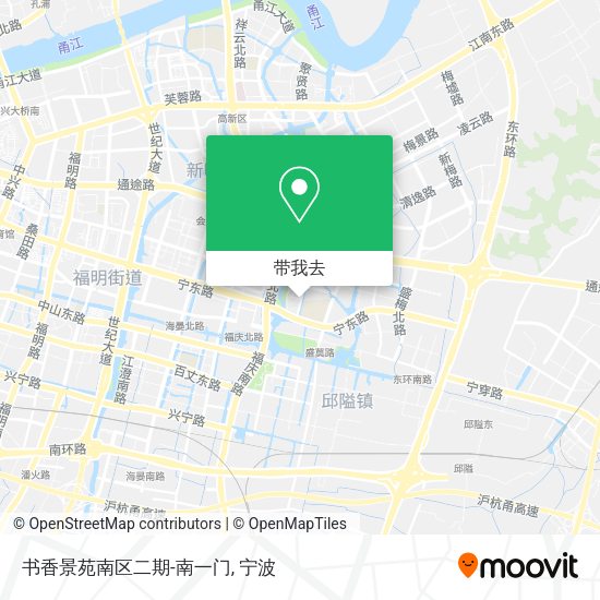 书香景苑南区二期-南一门地图