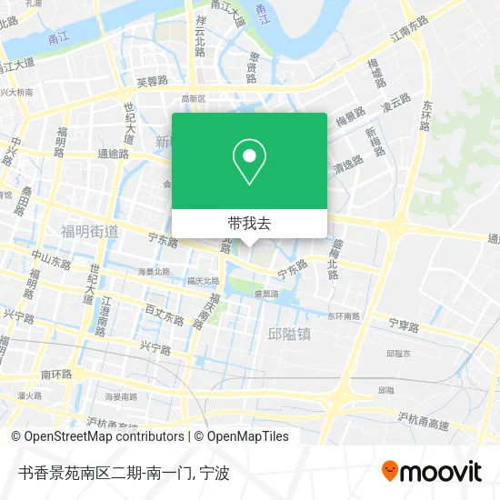 书香景苑南区二期-南一门地图