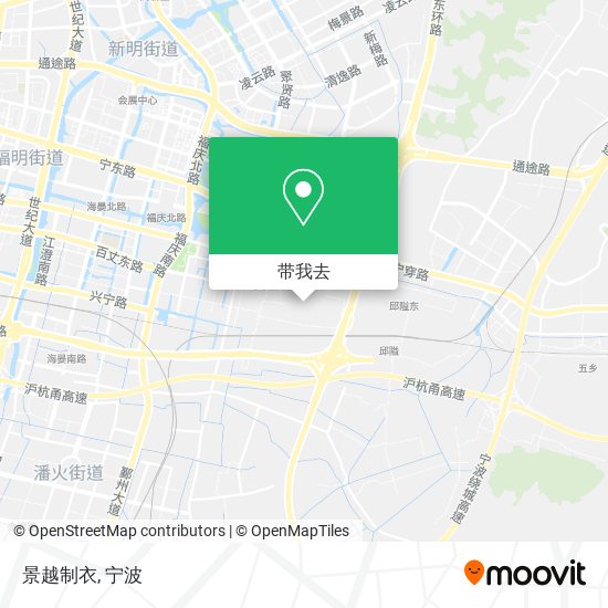 景越制衣地图