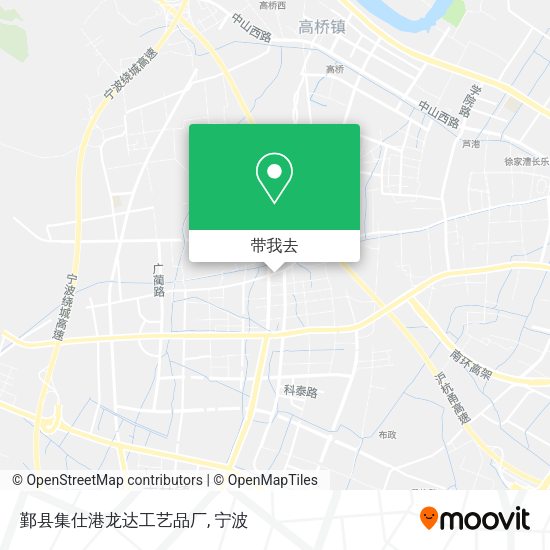 鄞县集仕港龙达工艺品厂地图
