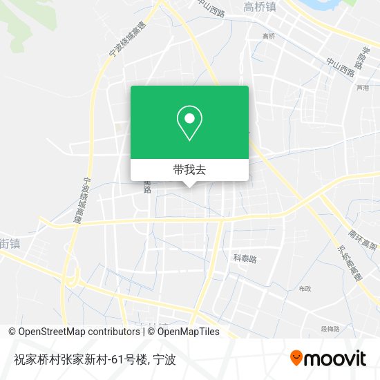 祝家桥村张家新村-61号楼地图